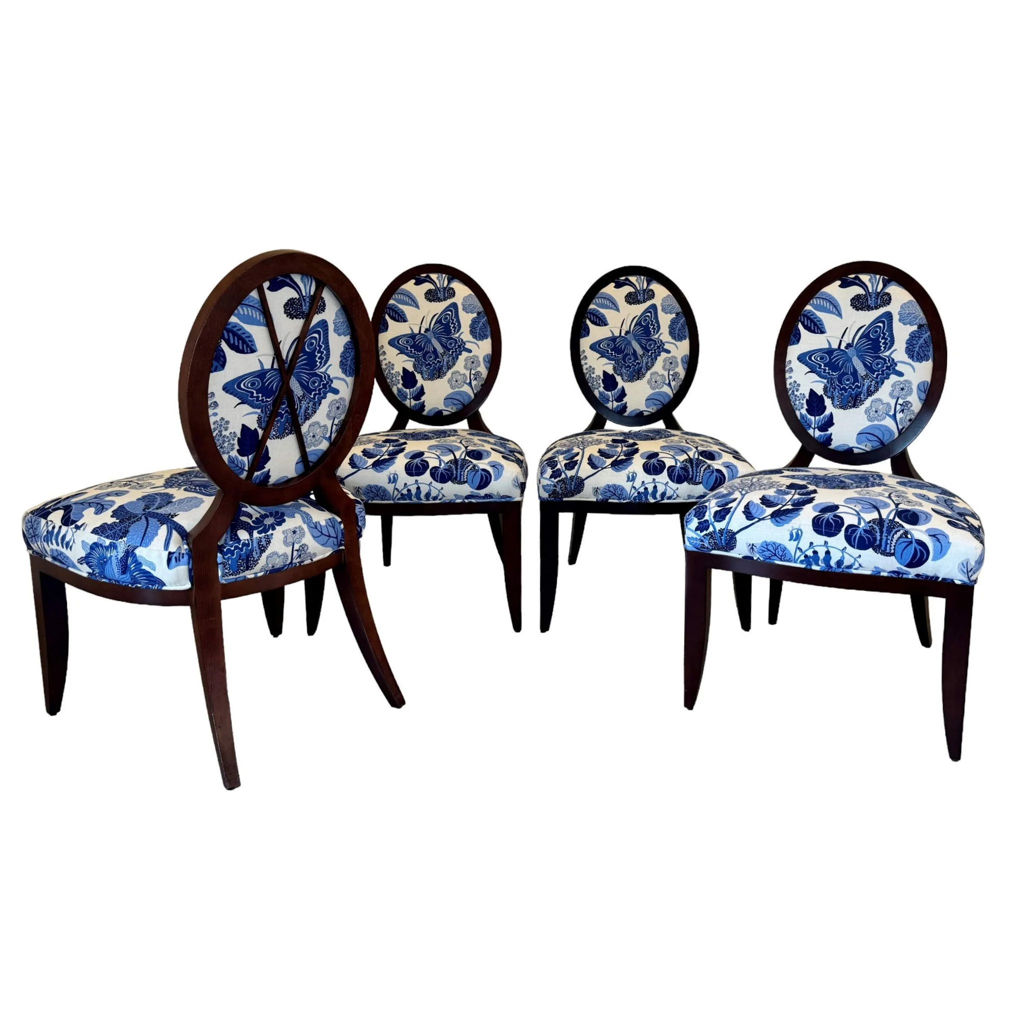 Encore Furniture Gallery-Set of 4 - Barbara Barry for Baker Oval X